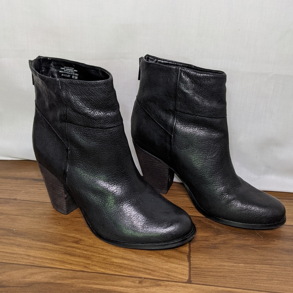 Arturo Chiang Hadley Black Ankle Boots - Picture 1 of 9
